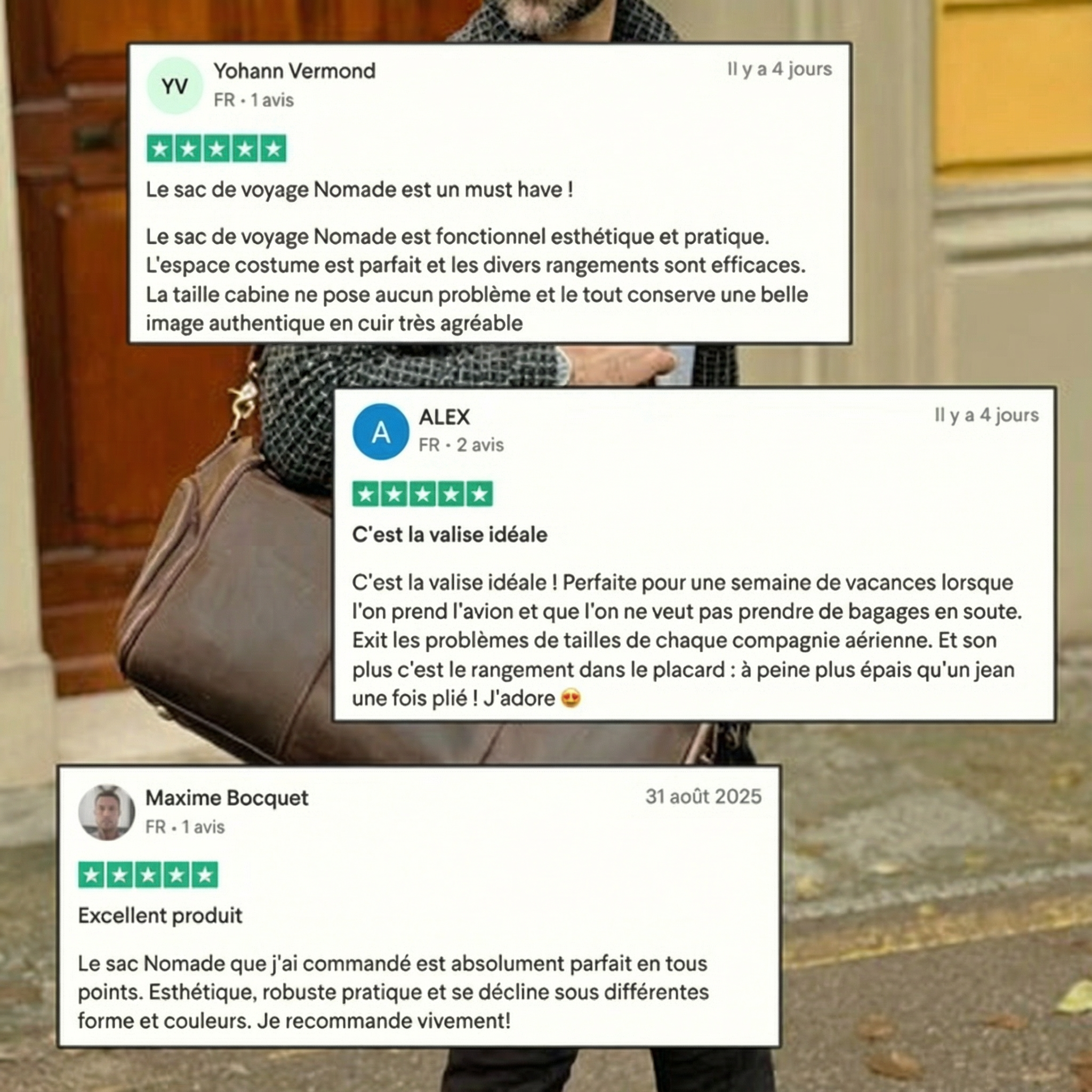 NOMADE - Valise Cuir